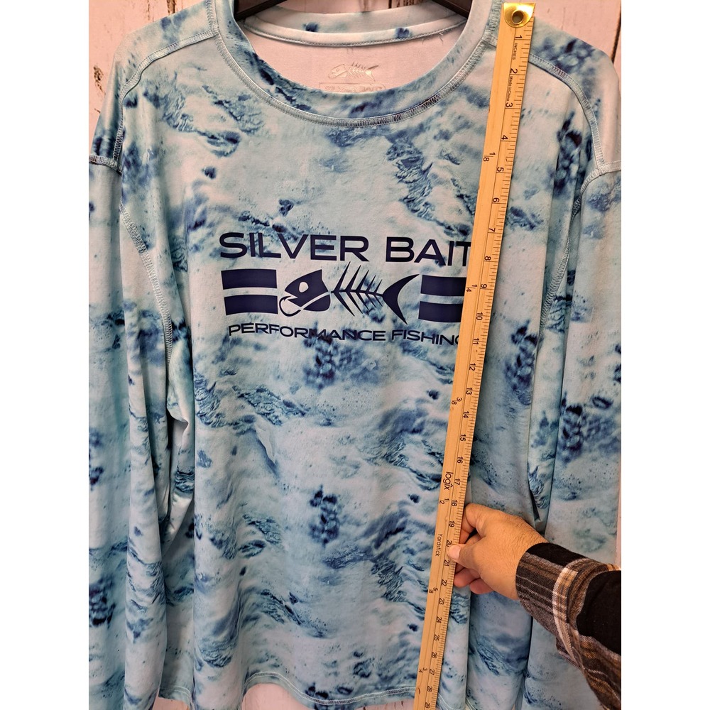 Silver Bait Performance Fishing Men's Long-Sleeved Polyester Shirt XL - Picture 3 of 6